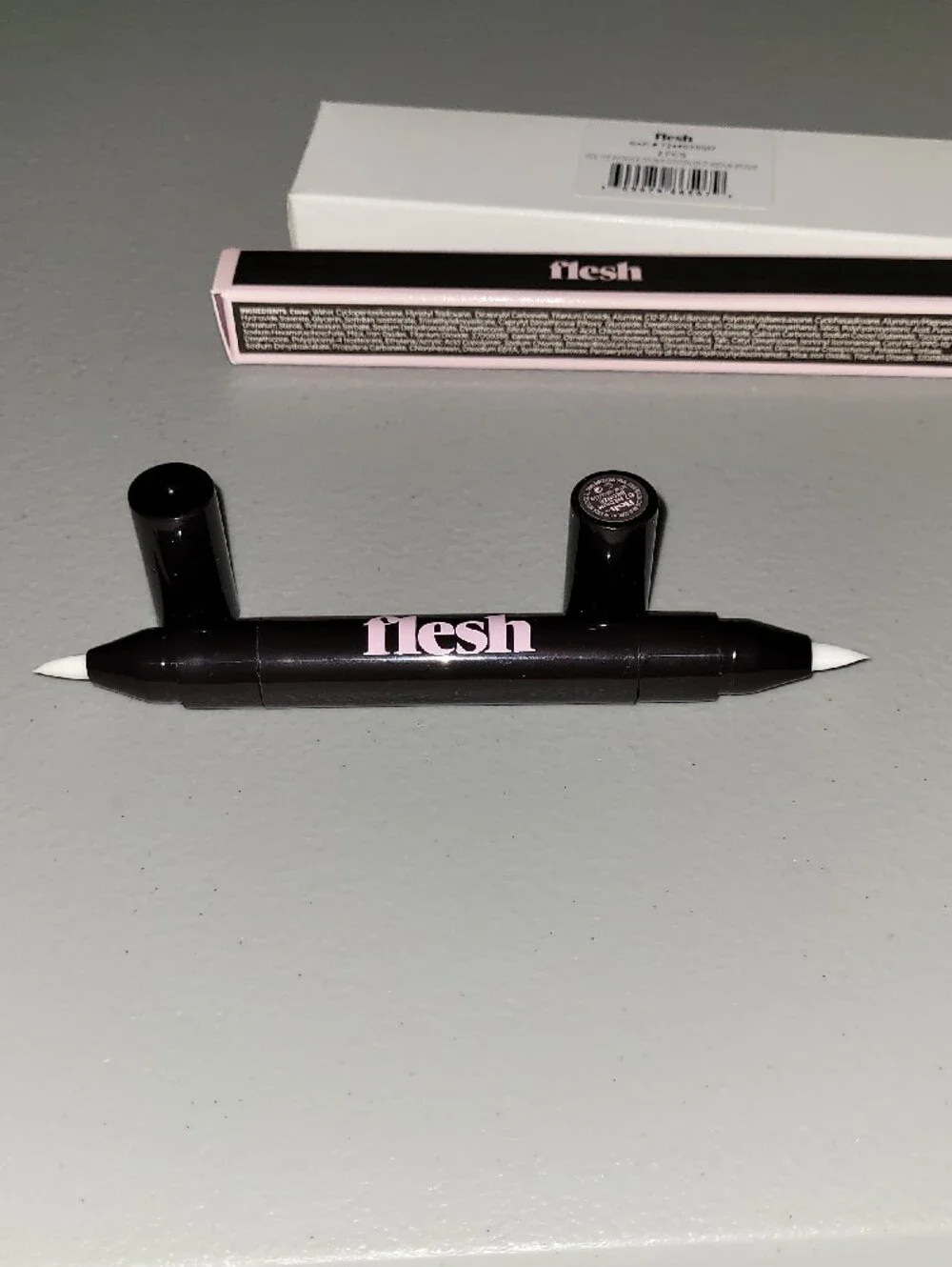 flesh Hide The Evidence Double Concealer — Medium Bronze (Pink & Black)